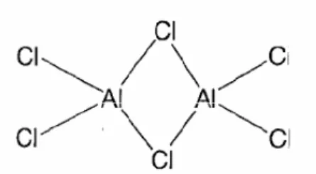 Gambar 9. Struktur Aluminium klorida (Saito, 1996). 