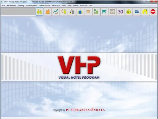 Gambar 4.1 VHP Homepage 