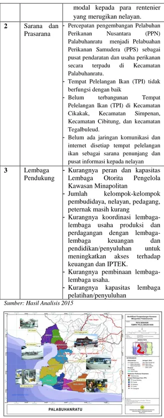 Gambar 5.  Peta Zona Inti Minapolitan  Palabuhanratu 