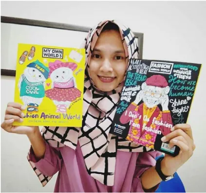 Gambar II.4  Ukuran Buku Yang Besar (isi buku)  Sumber : https://www.instagram.com/tabrak_warna/ 