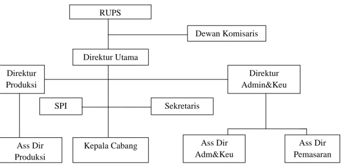 Gambar 3.1  Struktur Organisasi 
