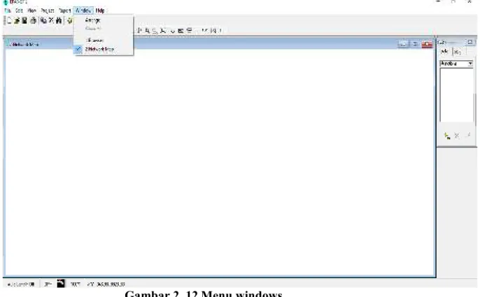 Tabel 2. 10 Menu help    