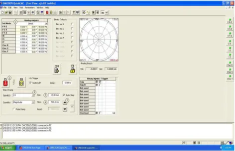 Gambar 4.16a Tampilan Software OMICRON Pengujian Line  CurrentDifferential Relay (Full) 