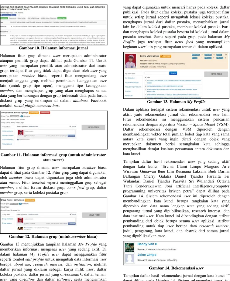 Gambar 10. Halaman informasi jurnal 