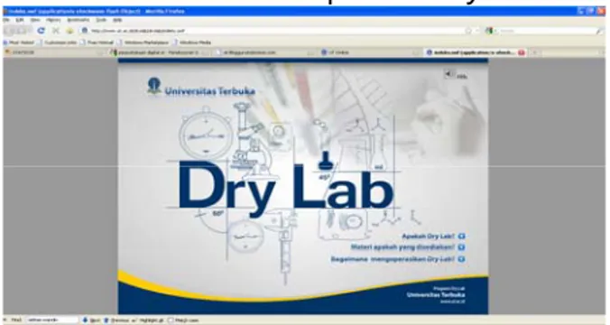 Gambar 7. Tampilan Dry Lab UT  