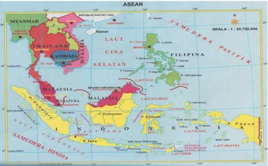 GAMBAR 4.1  Peta Administratif ASEAN 