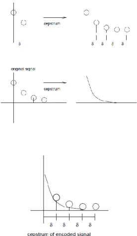 Gambar 2.10. Cepstrum Dari Sinyal Echo-Encoded (Bender, dkk, 1996) 