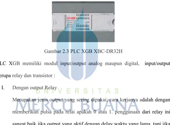 Gambar 2.3 PLC XGB XBC-DR32H 
