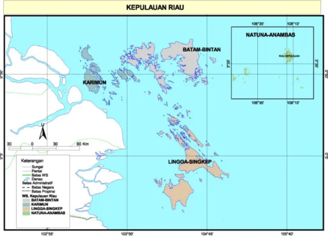Gambar 3. Wilayah Provinsi Kepulauan Riau 