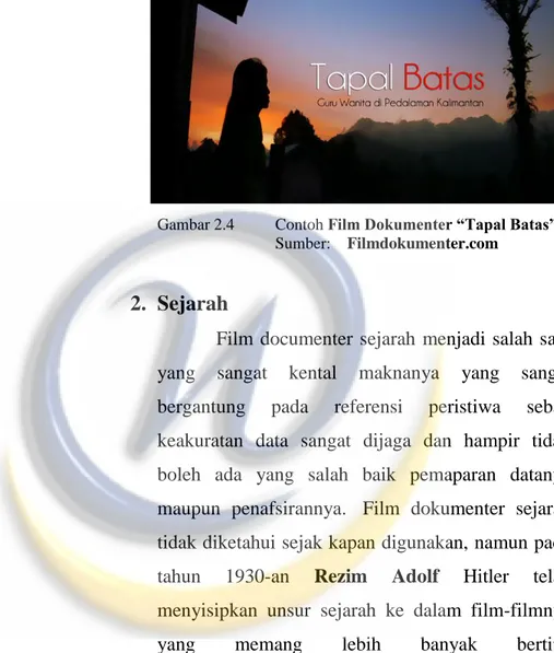 Gambar 2.4  Contoh Film Dokumenter “Tapal Batas” 