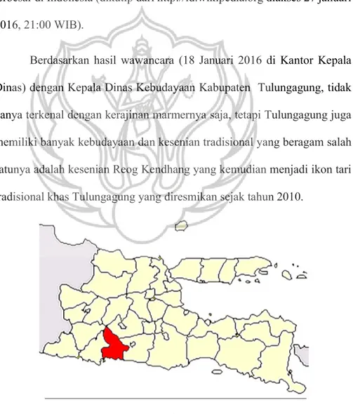 Gambar 1  Provinsi Jawa Timur  (Sumber: www.google.com) 
