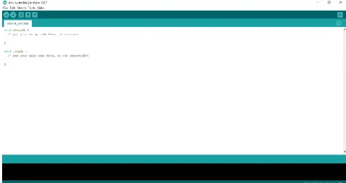 Gambar 2. 4 Tampilan Software Arduino 