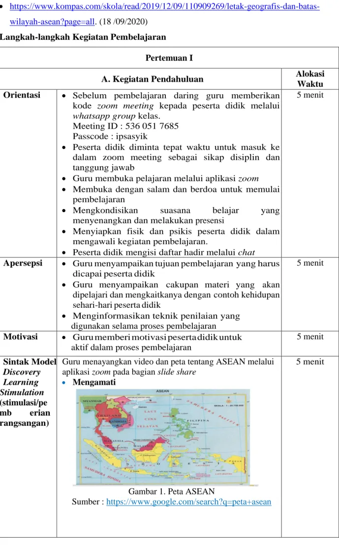 Gambar 1. Peta ASEAN 