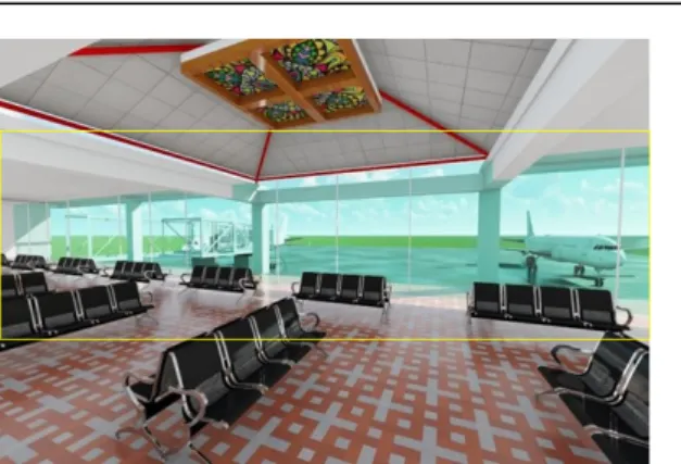 Gambar 6. Waiting Room bangunan Bandar Udara Soekarno Hatta