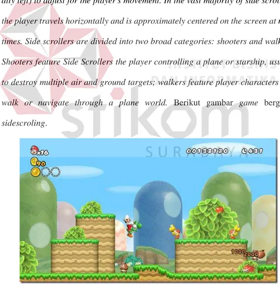 Gambar 2.5 side scrolling games Super Mario  (Sumber : http://www.siliconera.com/) 