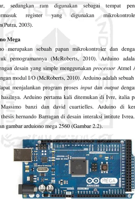 Gambar 2.2 Arduino Mega 2560 