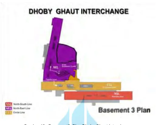 Gambar 13   Basement3  Plan Dhoby Ghaut Interchange 