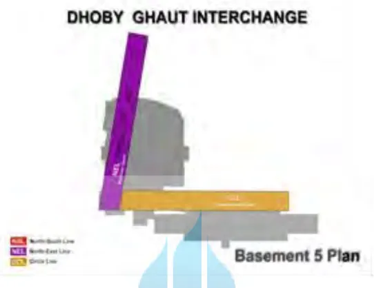 Gambar 15   Basement5  Plan Dhoby Ghaut Interchange 