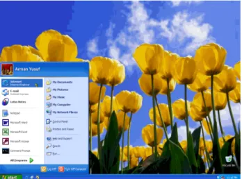 Gambar 1: Memanggil Internet Explorer 