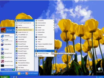 Gambar 4: Memanggil Windows Explorer 