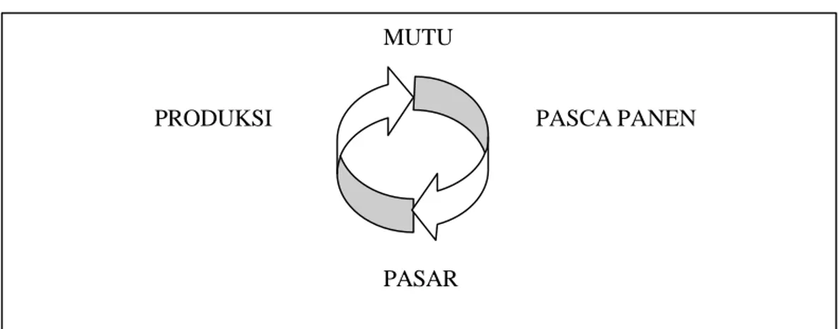 Gambar 1.  Siklus Mutu Hortikultura