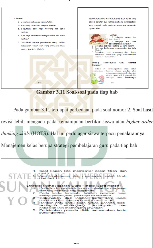 Gambar 3.11 Soal-soal pada tiap bab 