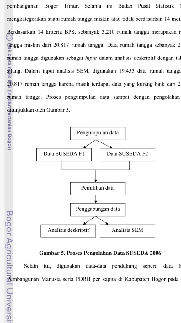 Gambar 5. Proses Pengolahan Data SUSEDA 2006 