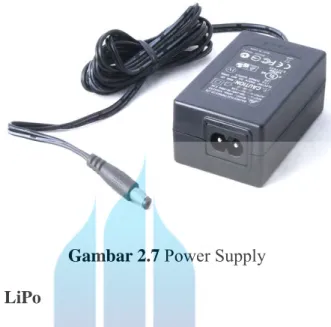 Gambar 2.7  Power Supply    2.6.2 Baterai LiPo 