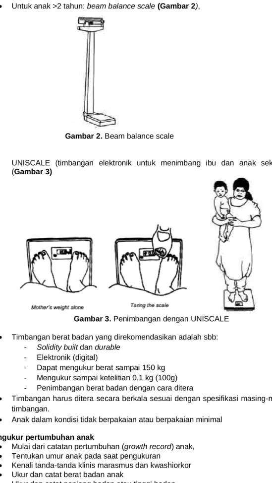 Gambar 2. Beam balance scale    