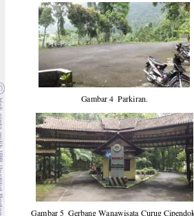 Gambar 5  Gerbang Wanawisata Curug Cipendok. 