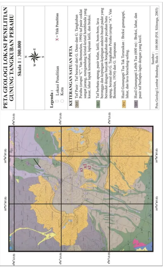 Gambar 1. Peta Geologi Gunung Tabgkuban Parahu