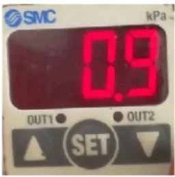 Gambar 2 : Alat ukur HP, DSP Series ISE40 Berdasarkan  hasil  pengamatan,  maka  diperoleh  data  tekanan  gas  seperti  yang  ditunjukan  pada  tabel 4.1 