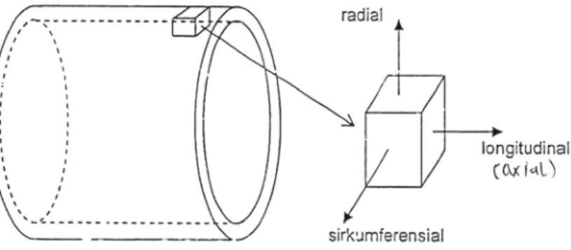 Gambar 2.1. Arah Tegangan Pipa 