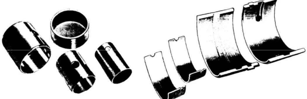 Gambar 3.3 Tipe bantalan luncur (Typical plain bearing) 