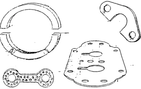 Gambar 3.12  Thrust washer yang memiliki kombinasi groove dan kantung oli 