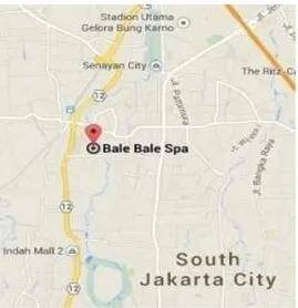 Gambar 2.11 Lokasi Bale – bale  (Sumber : http//maps.google.com, 2015) 
