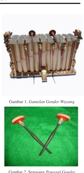 Gambar 1. Gamelan Gender Wayang