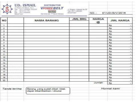 Gambar 18  Nota  