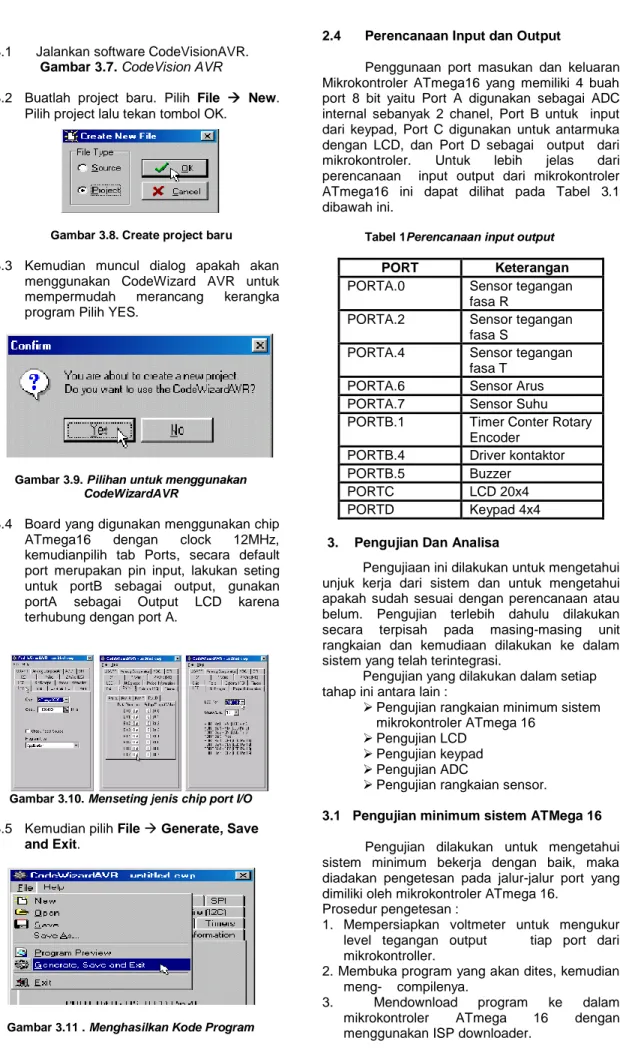 Gambar 3.7. CodeVision AVR 