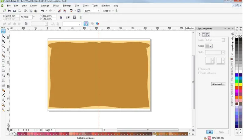 Gambar 3.12 Proses background untuk layout puzzle 