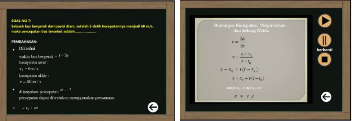 Gambar 5 Scene Penjelasan Jawaban  Gambar 6 Scene Tutorial 