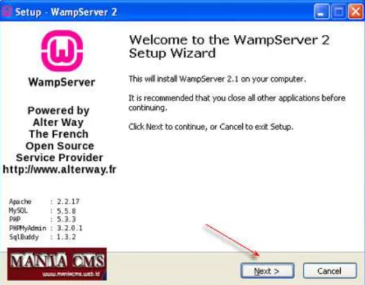 Gambar 2.8 Contoh Wamp Server 