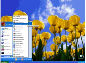 Gambar 1: Memanggil "AeroCity Internet 2.0 Client" 