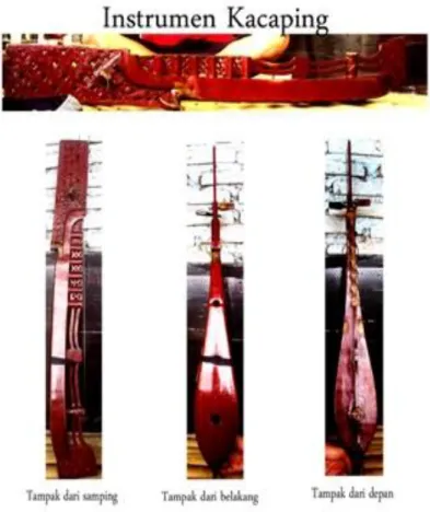Gambar 4 :Bentuk  instrumen Kacaping Makassar   (dok: Herman, 2012) 