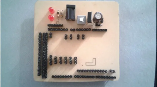Gambar 12. Modul Shield Arduino  3.2.2 Perancangan Rangkaian Catu Daya 