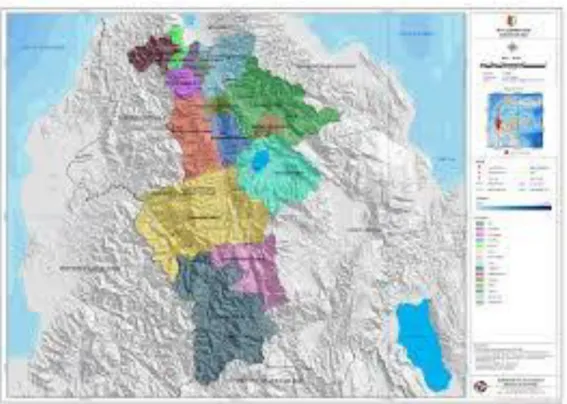 Gambar 1. Peta Lokasi Penelitian di Kabupaten Sigi 