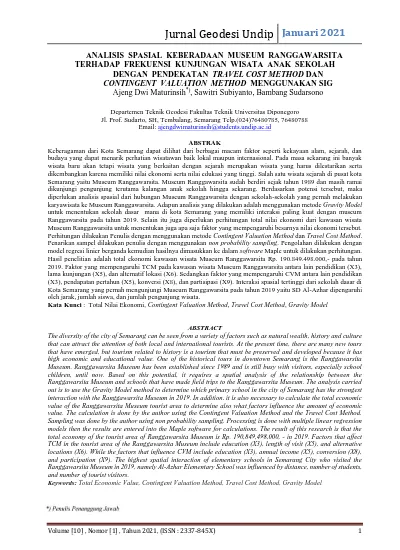 Jurnal Geodesi Undip Januari 2021