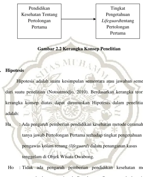Gambar 2.2 Kerangka Konsep Penelitian 