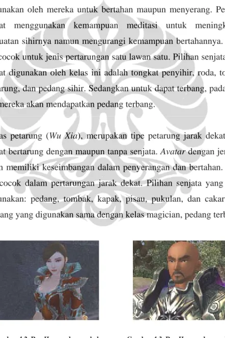 Gambar 4.2. Ras Human dengan kelas  penyihir(http://perfectworld.lytogame.com