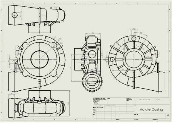 Gambar 3.2  Gambar 2 dimensi 